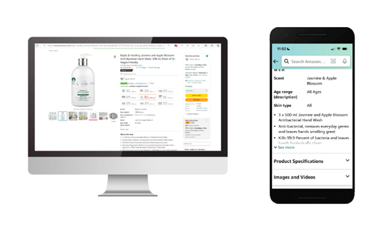 Amazon Shopping on Mobile vs Desktop