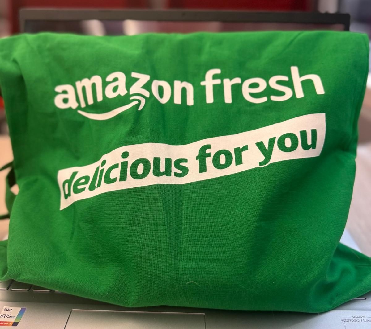 Amazon Fresh shopping bag