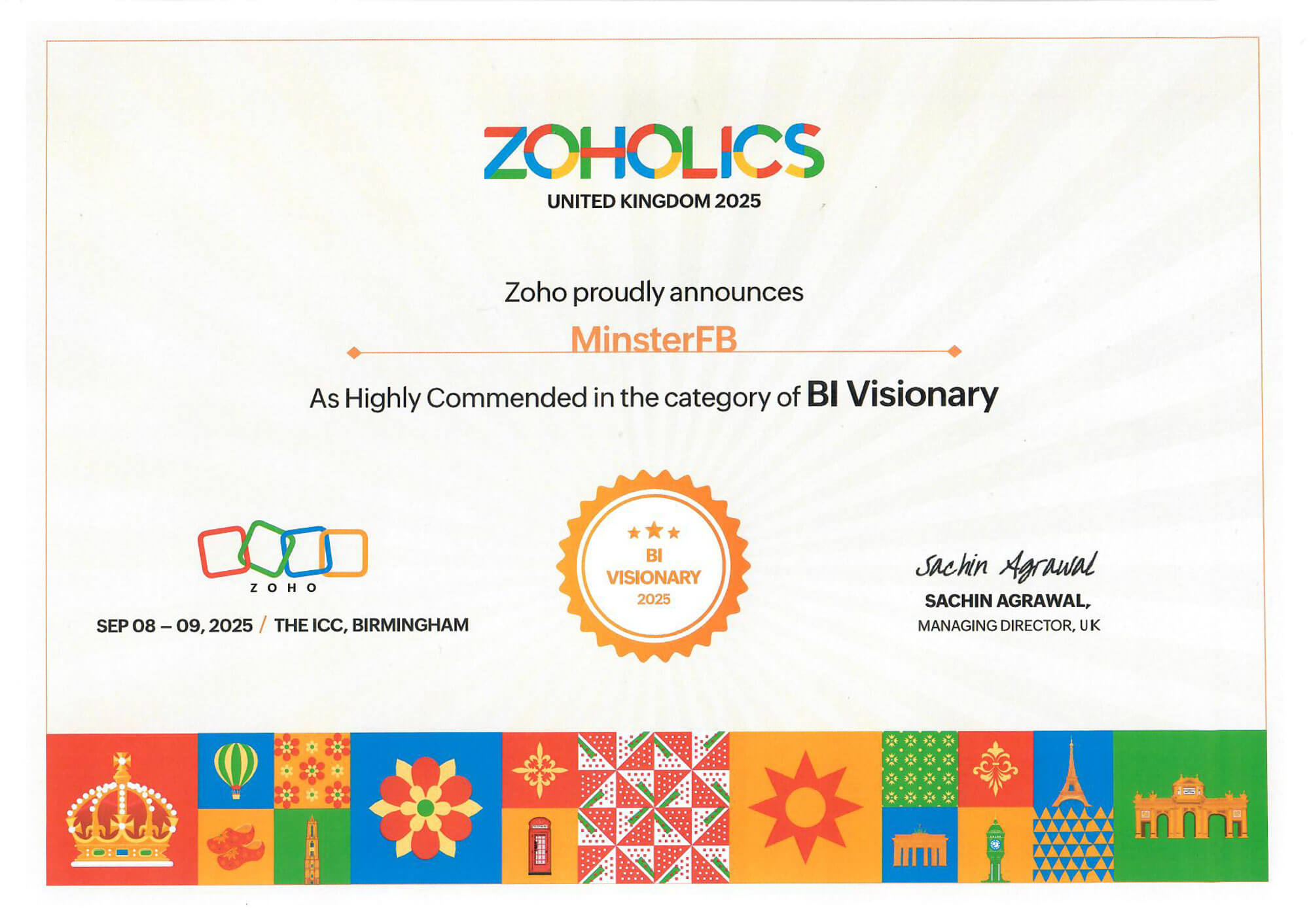 Zoholics BI-Visionary 2025